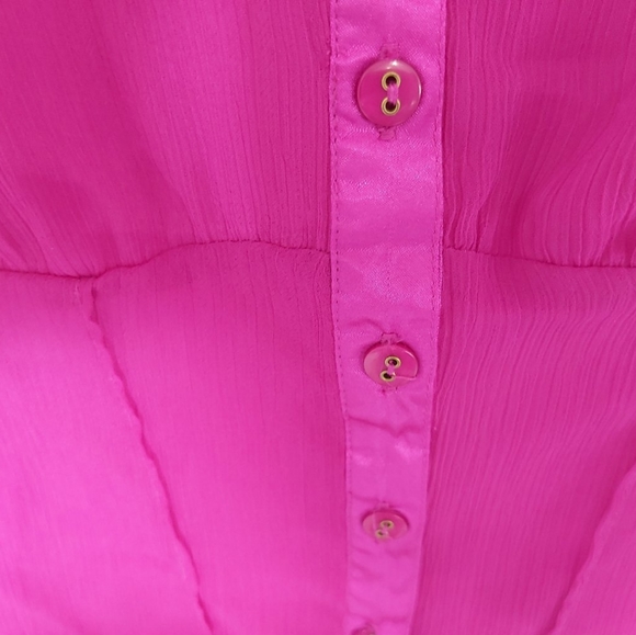 Nicky B bright pink blouse/ B3 - Picture 4 of 6